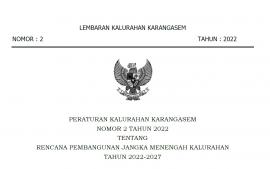Peraturan Kalurahan Karangasem Nomor 2 Tahun 2022 tentang RPJMKal Tahun 2022-2027